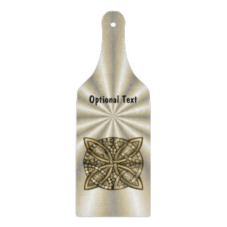 Gold Celtic Knot Original Art Design Schneidebrett