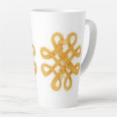 GOLD CELTIC KNOT Tall Tape Tasse (Rechte Ecke)