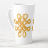 GOLD CELTIC KNOT Tall Tape Tasse (Linke Ecke)