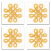 GOLD CELTIC KNOT Vinyl Stickers (4) Aufkleber (Vorderseite)