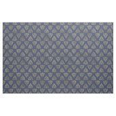 Gold Celtic Trinity Knots auf Navy Blue Stoff (Fat Quarter (45,7 x 55,9 cm))
