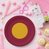 Gold Centered Custom Party Plate Pappteller (Party)