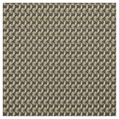 Gold Chainmaille Print Goth Muster Fabric Stoff (Muster)
