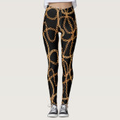 Gold Chains Luxury Leggings (Vorderseite)