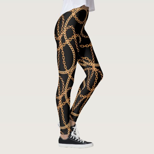 Gold Chains Luxury  Leggings (Rechts)