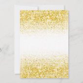 Gold Champagne Bridesmaid Dress Brautparty Einladung (Rückseite)