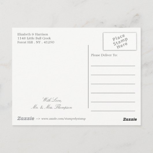 Gold Champagne Bubbles Engagement Party Danke Postkarte (Rückseite)