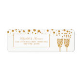Gold Champagne Bubbles Wedding (Vorne)