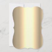 Gold Champagne Glass, Lights Christmas Company Einladung (Rückseite)