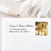 Gold Champagner Party Labels (Insitu)