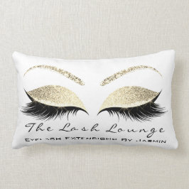 Gold Champaigne Makeup Eyes Lashes White Lendenkissen