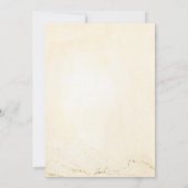 Gold Cheers Silvester Party Einladung (Rückseite)