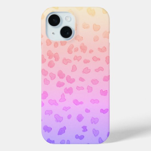 Gold Cheetah iPhone Case (Rückseite)