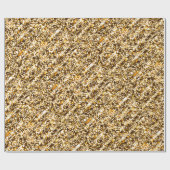 Gold Cheetah Print Geschenkpapier (Flach)