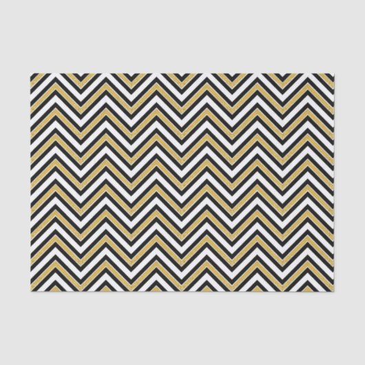 Gold Chevron  Seidenpapier (Vorderseite)