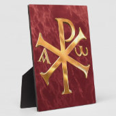 Gold Chi-Rho Fotoplatte (Seite)