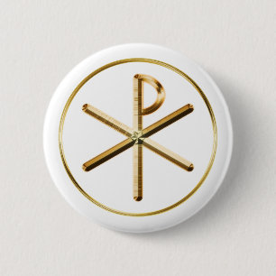 Gold-Chi-Rho-Symbol Button