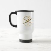 Gold-Chi-Rho-Symbol Reisebecher (Links)