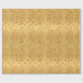 Gold Chic Dots Geschenkpapier (Flach)