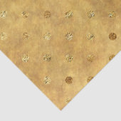 Gold Chic Dots Seidenpapier (Detail)