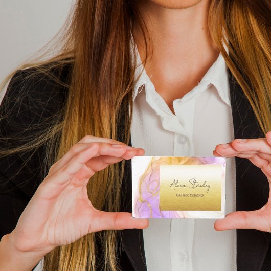 Gold Chic Visitenkarte