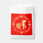 Gold Chinese new year 2026 Geschenktütchen (Vorderseite)