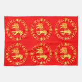 Gold Chinese new year 2026 Geschirrtuch (Horizontal)