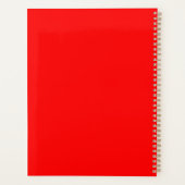 Gold Chinesisch im neuen Jahr 2026 Planer (Rückseite)