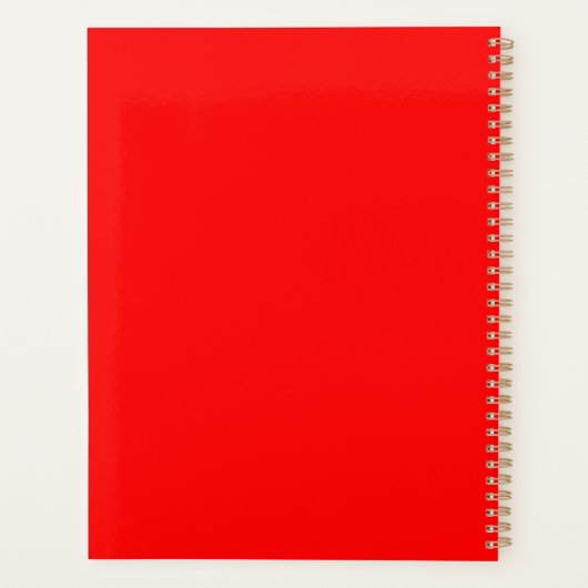 Gold Chinesisch im neuen Jahr 2026 Planer (Rückseite)