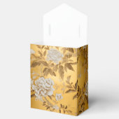 Gold Chinoiserie Floral Favor Box Geschenkschachtel (Geöffnet)