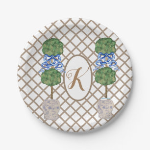 Gold Chinoiserie Ginger Jar Jars Topiary Basket Pappteller