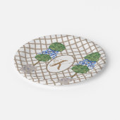 Gold Chinoiserie Ginger Jar Jars Topiary Basket Pappteller (Schrägansicht)