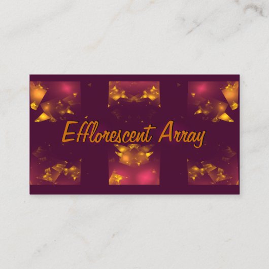 Gold Chips Artwork Visitenkarte (Vorderseite)