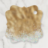 Gold Christ der Retter Christliche Weihnachten Geschenkanhänger (Rückseite)