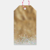 Gold Christ der Retter Christliche Weihnachten Geschenkanhänger (Rückseite)