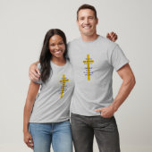 Gold Christlich Cross Shirt (Unisex)