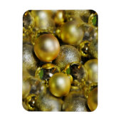 Gold Christmas Baubles Magnet (Vertikal)