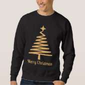 Gold Christmas Novelty Blank Sweatshirt (Vorderseite)
