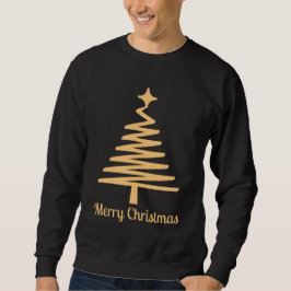 Gold Christmas Novelty Blank Sweatshirt