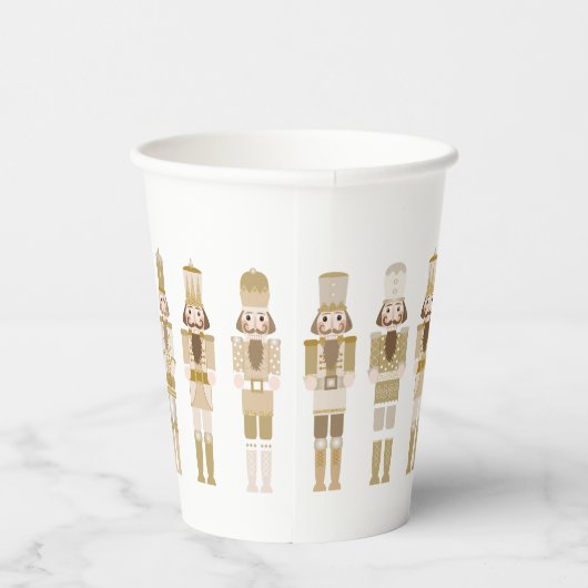 GOLD CHRISTMAS NUTCRACKERS PAPPBECHER (Rechts)