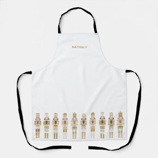 GOLD CHRISTMAS NUTCRACKERS SCHÜRZE (Vorderseite)