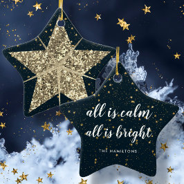 Gold Christmas Star | Alles in allem ist eine gute Keramik Ornament
