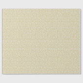 Gold Christmas Stars Pattern Glitzer Geschenkpapier (Flach)