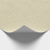 Gold Christmas Stars Pattern Glitzer Geschenkpapier (Ecke)