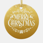 Gold Christmas StepMom Stepmutter Definition Keramik Ornament (Vorne)