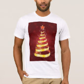 Gold Christmas Tree Mens T - Shirt (Vorderseite)
