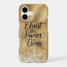 Gold Christus der Erlöser christlicher Weihnachten