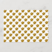 Gold Cinema Ticket, Kinderparty Ticket Begleitkarte (Rückseite)