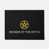 Gold Circlated Pentagram Fußmatte (Vorderseite)