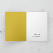 Gold Circlated Pentagram, glückliches Halloween Karte (Innenseite)